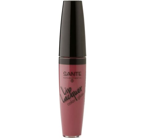 SANTE Bio Naturkosmetik Lip Lacquer Lipgloss Nr.03 Stubborn Plum Lila Feuchtigkeitsspendend 10ml