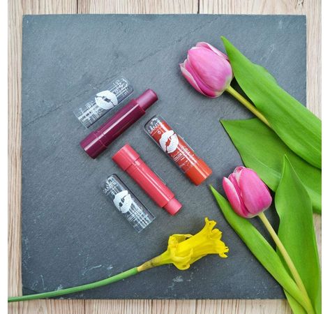 SANTE Bio Naturkosmetik Getönter Lippenbalsam Rot Zarter fruchtiger Duft 4,5g