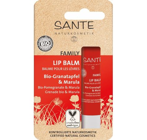 SANTE Bio Naturkosmetik Lippenbalsam Bio-Granatapfel Marula 4,5g