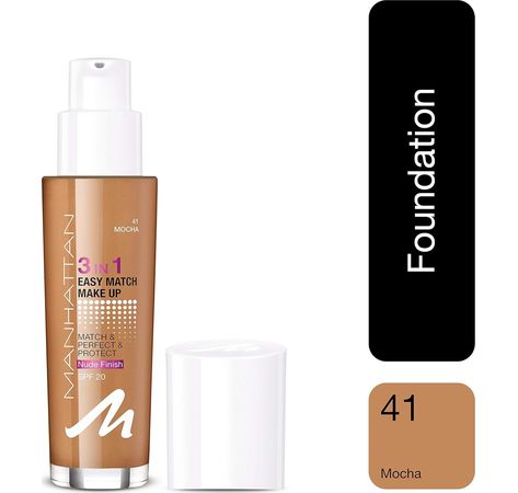 Manhattan Foundation Easy Match SPF 20 Mocha 41 30ml