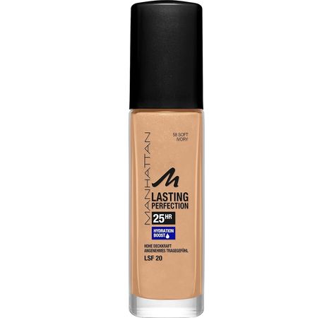 Manhattan Foundation Lasting Perfection 25H SPF 20 Soft Ivory 58 30ml