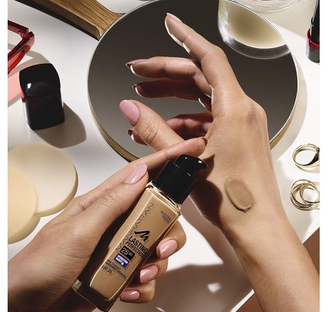Preview: Manhattan Foundation Lasting Perfection 25H SPF 20 True Nude 66 30ml