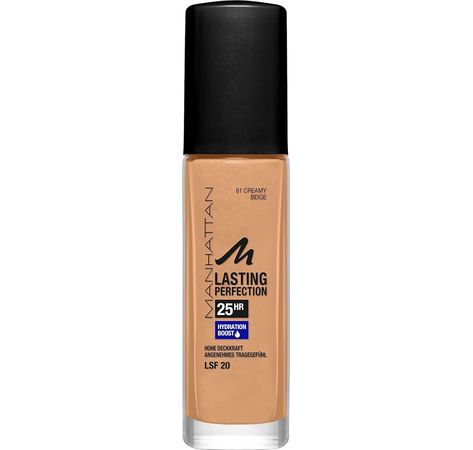 Manhattan Foundation Lasting Perfection 25H SPF 20 Creamy Beige 61 30ml