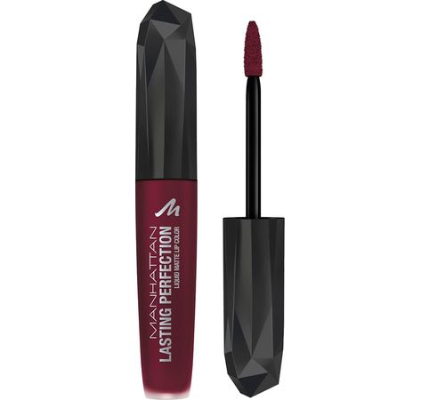 Manhattan Liquid Lipstick Lasting Perfection Statue Of Burgundy 600 5.5ml