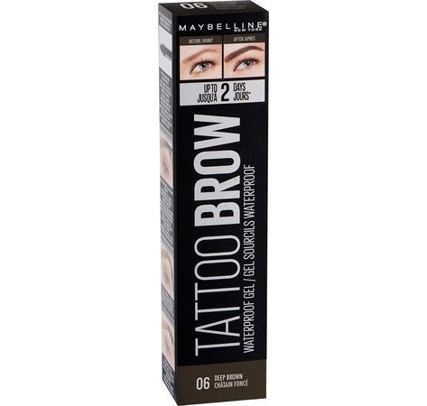 Maybelline Eyebrow Tattoo Brow Gel Deep Brown 06 5ml