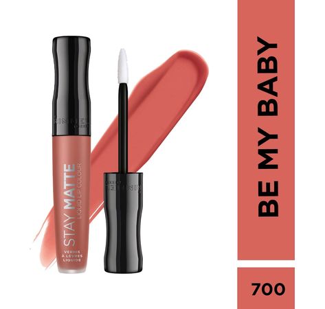 Preview: Rimmel Liquid Lipstick Stay Matte Be My Baby 700 5.5ml