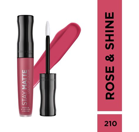 Preview: Rimmel Liquid Lipstick Stay Matte Rose & Shine 210 5.5ml